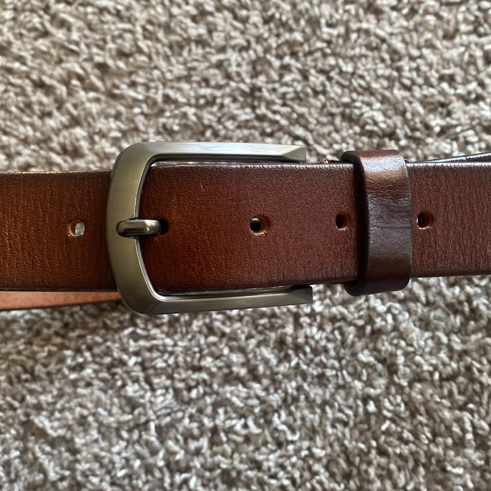 Genuine leather belt